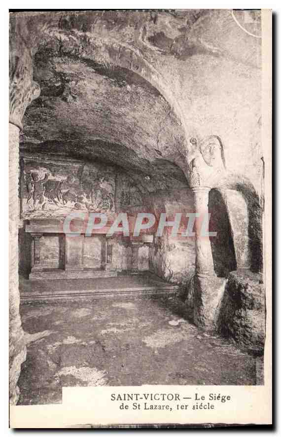 CPA Saint Victor le siege de St Lazare 1er siecle 