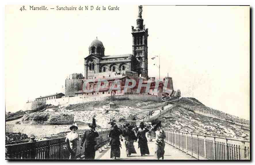 CPA Marseille Sanctuaire de N d de la Garde 