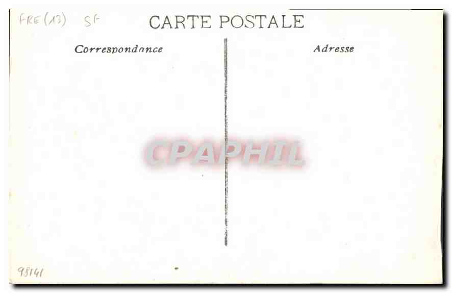 CPA Marseille Sanctuaire de N d de la Garde  — Verso