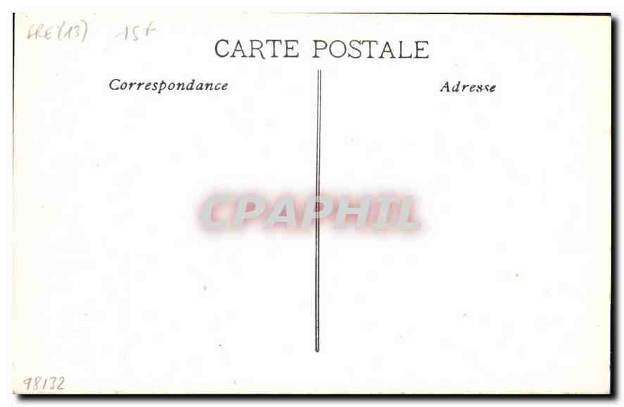 CPA Marseille la Porte d'Aix  — Verso