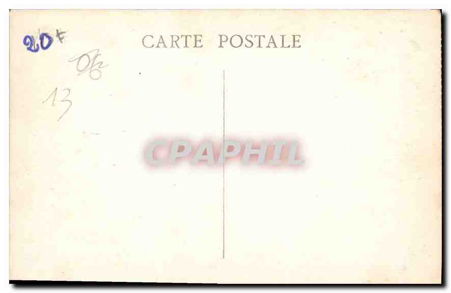 CPA Marseille le Fort St Jean et le Cathedrale  — Verso