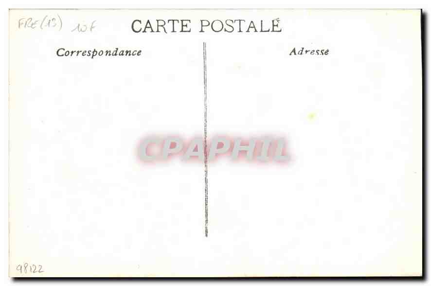 CPA Marseille le Chateau d'If Bateau — Rückseite