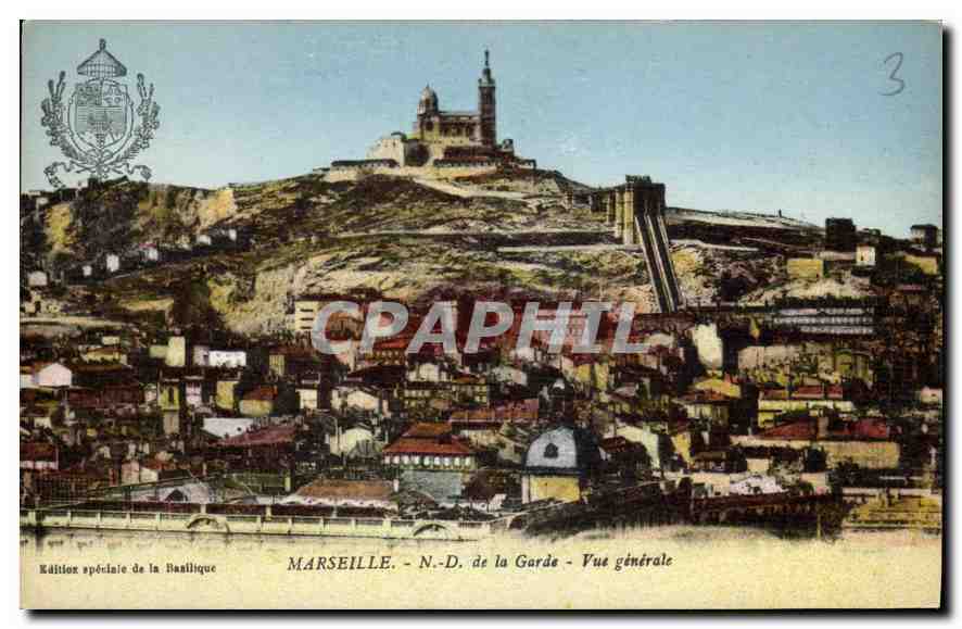 CPA Marseille N D de la Garde vue generale 