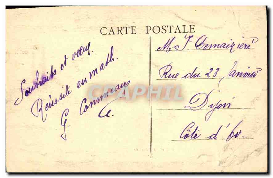 CPA Marseille le Chateau d'If et les Mouettes  — Rückseite