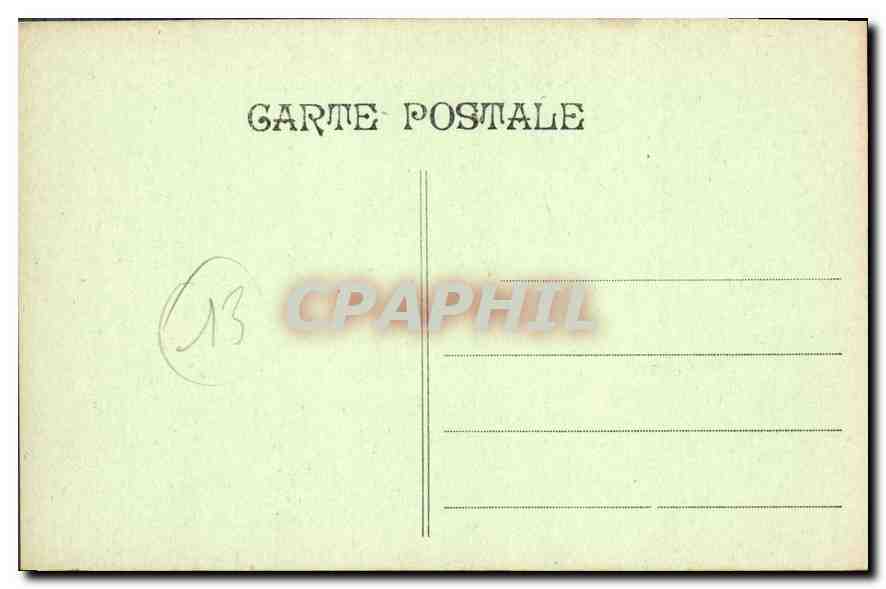 CPA Marseille la Corniche le Prophete  — Verso