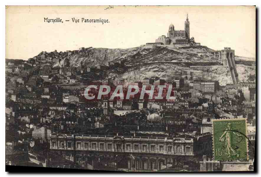 CPA Marseille vue panoramique 