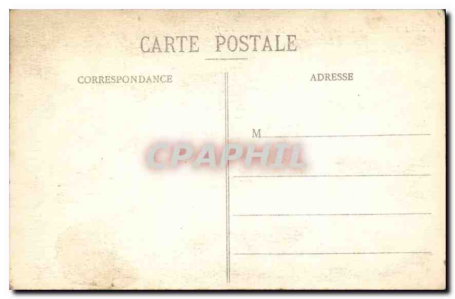 CPA Marseille la Basilique de N D de la Garde  — Rückseite