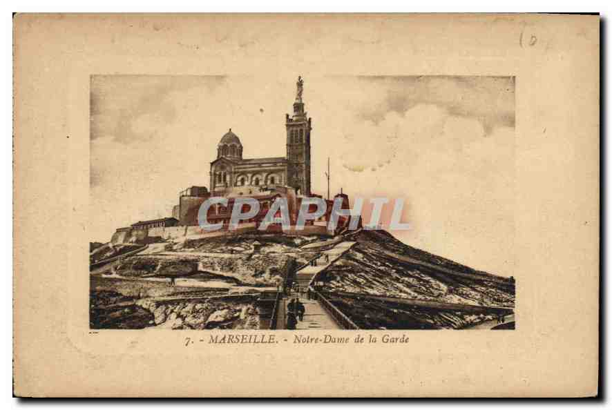 CPA Marseille Notre Dame de la Garde 