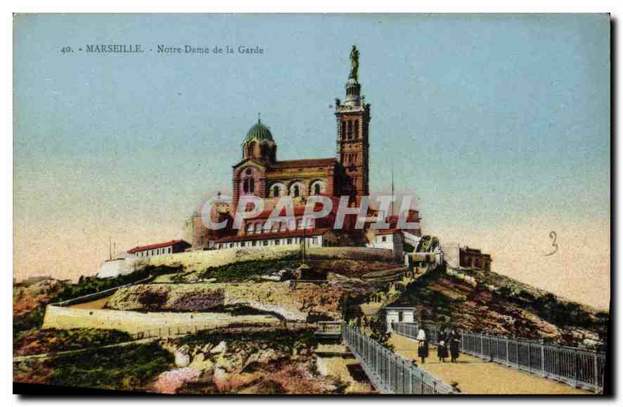 CPA Marseille Notre Dame de la Garde 
