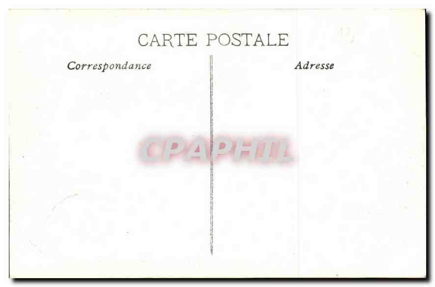CPA Marseille Palais Longchamp  — Verso
