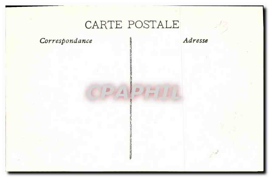 CPA Marseille Place de la Bourse  — Rückseite