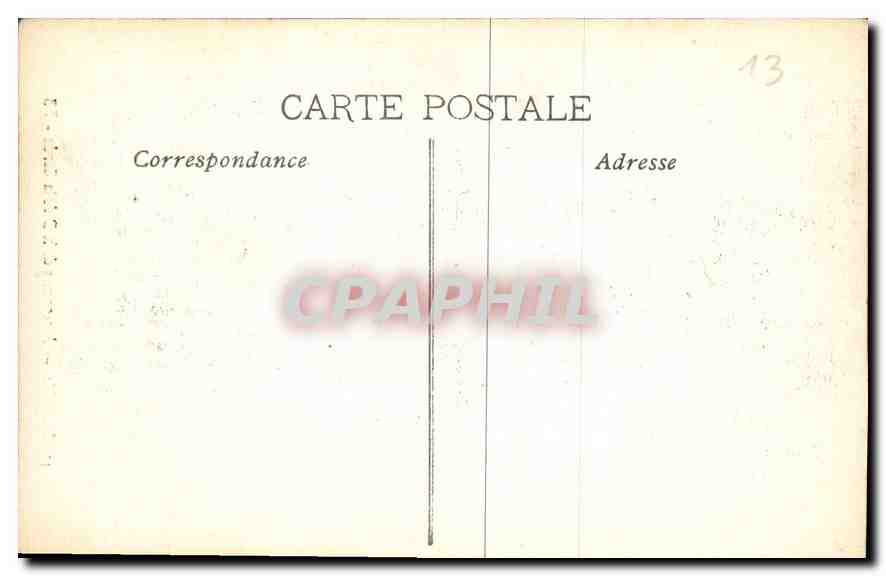 CPA Marseille Ascenseurs de N D de la Garde  — Rückseite