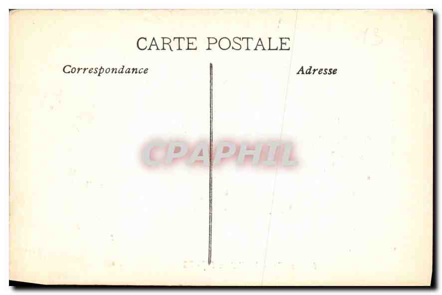 CPA Marseille le Chateau d'If Bateau — Rückseite