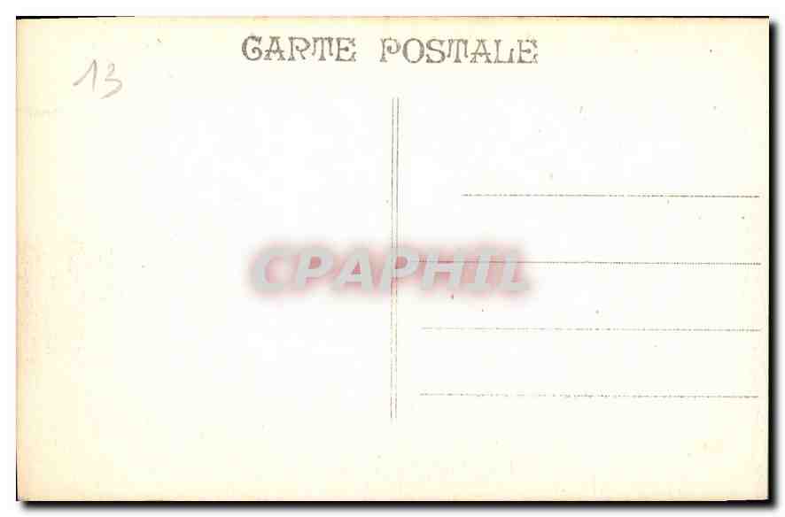 CPA Marseille vue generale  — Verso