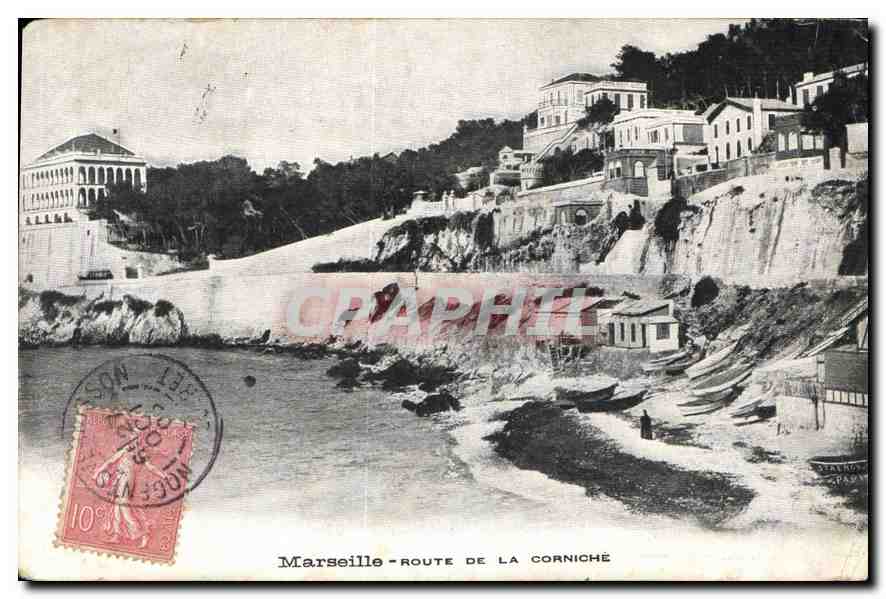 CPA Marseille Route de la Corniche 