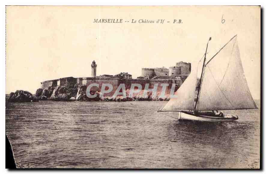 CPA Marseille le Chateau d'If Bateau