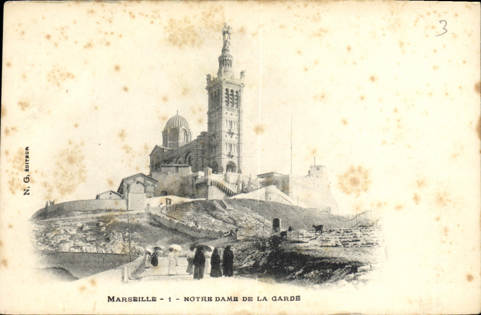 CPA Marseille Notre Dame de la Garde 