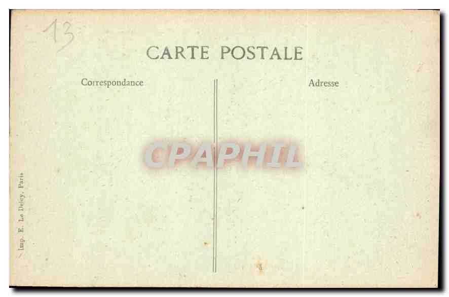 CPA Arles la Chapelle des Alyscamps  — Verso