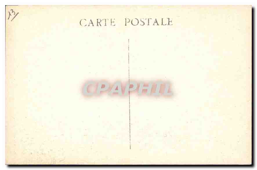 CPA Marseille Notre Dame de la Garde Bateaux — Rückseite