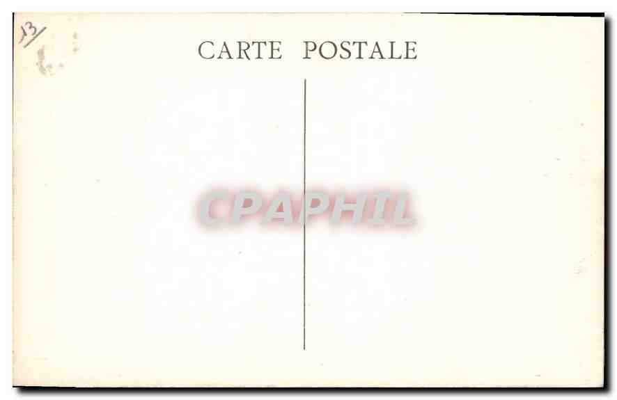 CPA Marseille la Cathedrale et N D de la Garde Bateaux — Rückseite