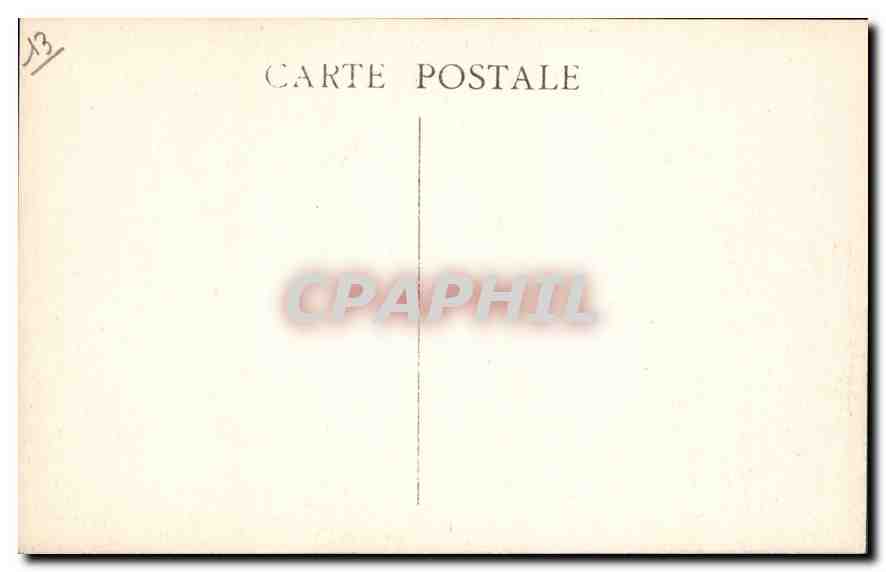 CPA Marseille le Chateau d'If  — Verso