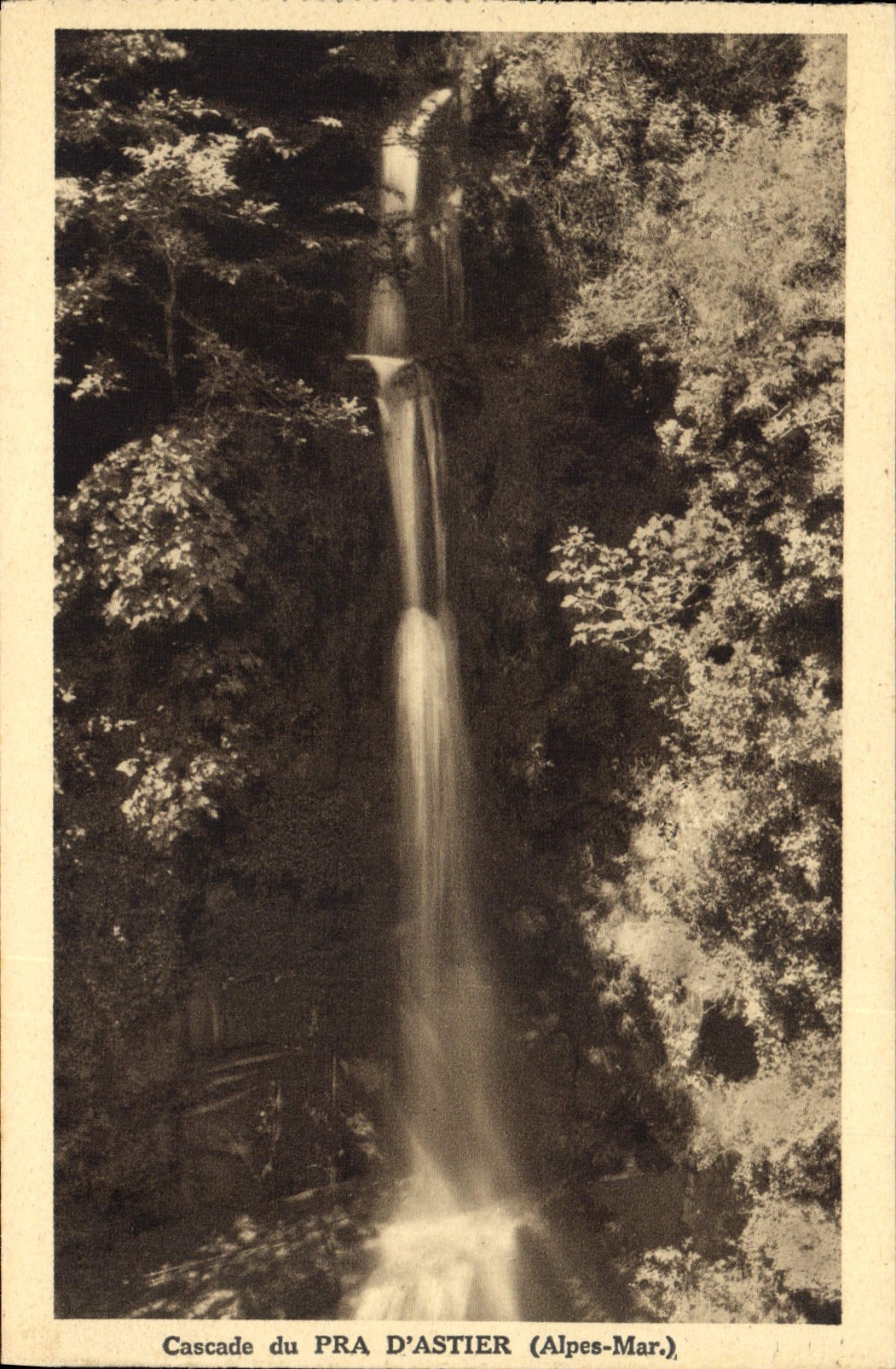 CPA Cascade du Pra d'Astier Alpes Mar 