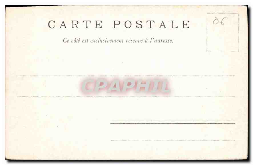 CPA Cannes de l'Esterel  — Verso