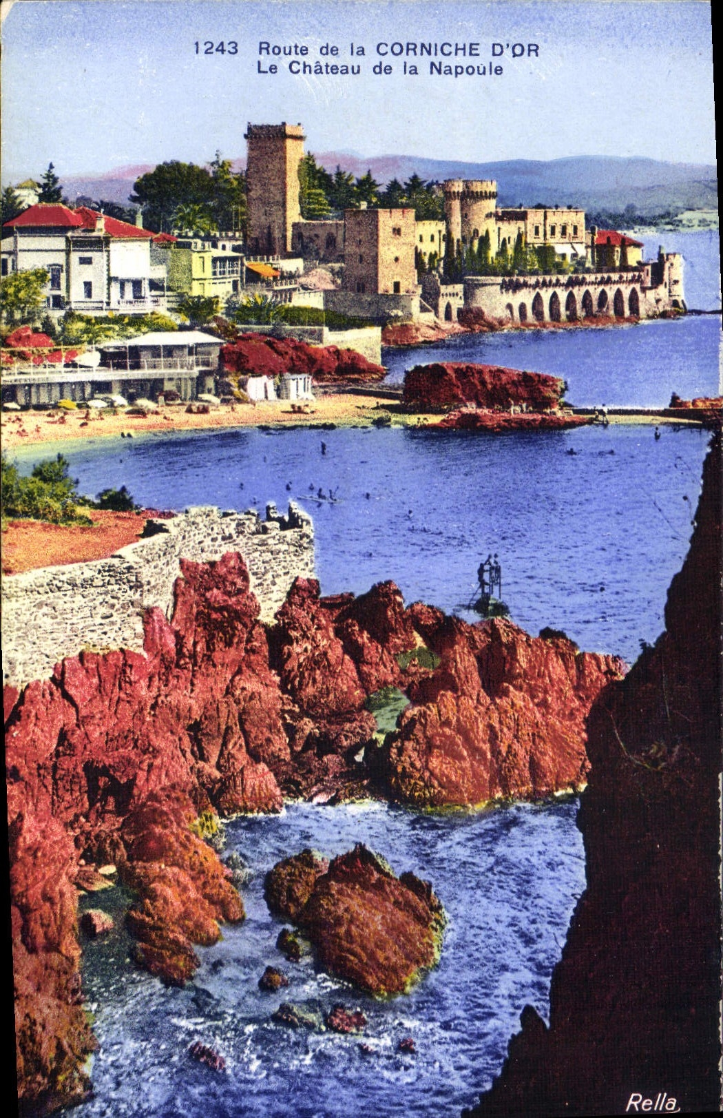 Route de la Corniche d'Or — Le Château de la Napoule — Rella
