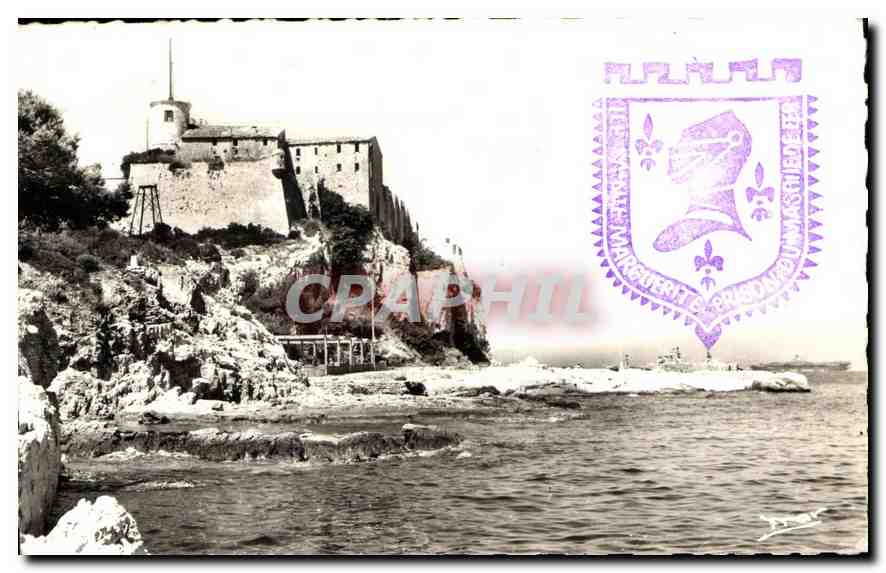 CPA Ile Ste Marguerite Cannes le Fort 