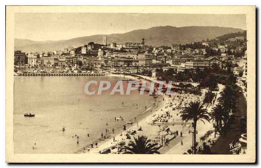 Cannes — La Croisette et le mont Chevalier — Rella
