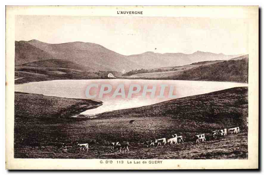 CPA L'Auvergne le Lac de Guery 