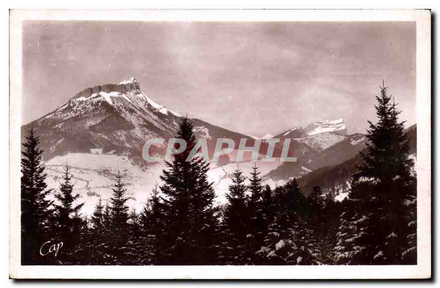 CPA Chamechaude et la Dent de Crolles vue de la route du Fort Saint Eynard 