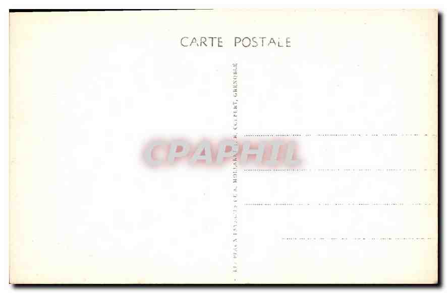 CPA Dauphine route de Combe Laval Foret de Lente  — Rückseite