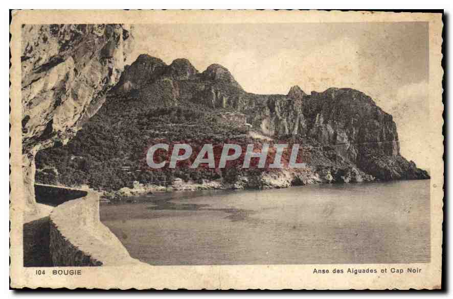 CPA Bougie Anse des Alguades et Cap Noir 