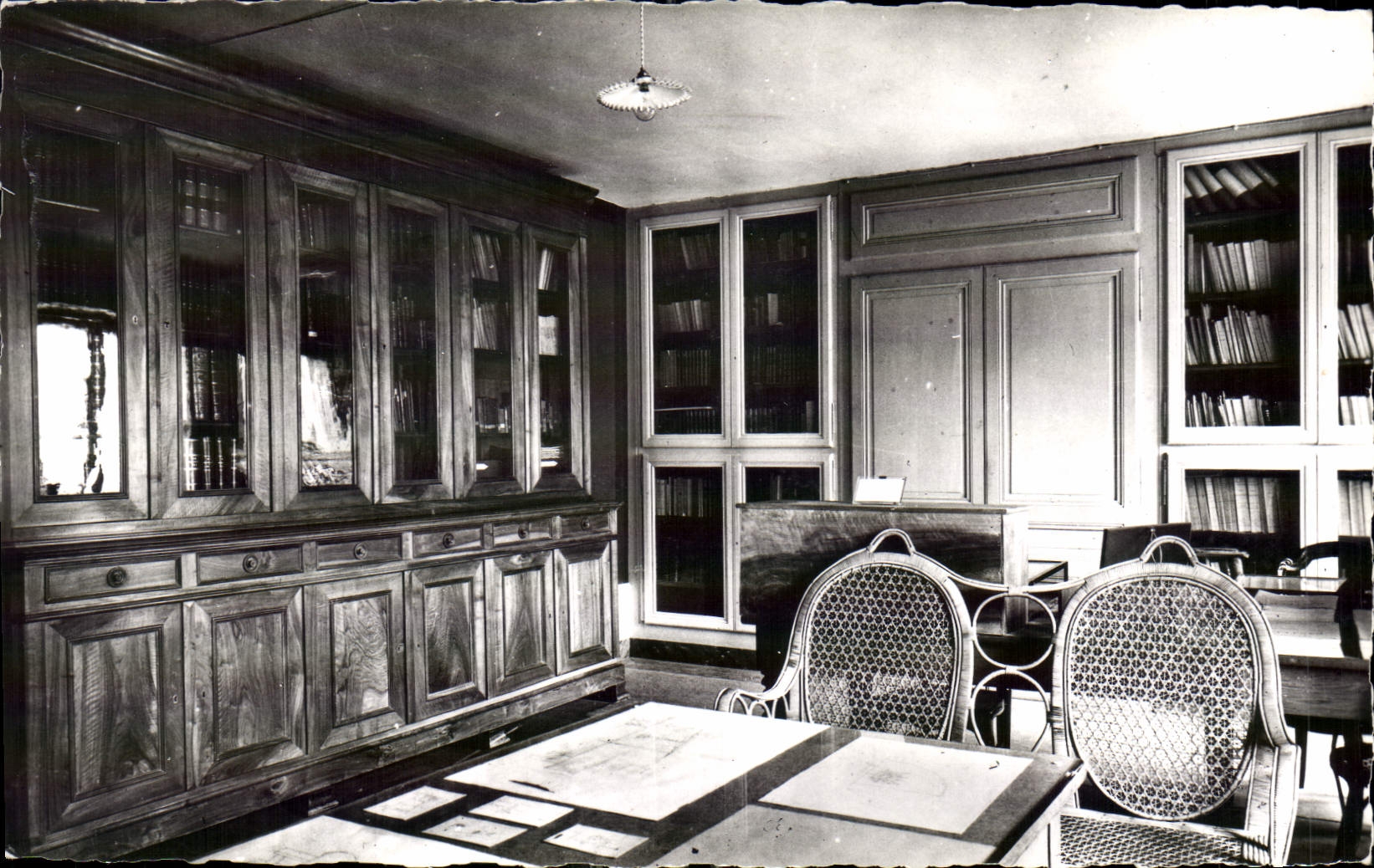 CPA Arbois Jura Maison Paternelle de Pasteur le Cabinet de Travail de Pasteur 1880 Bibliotheque
