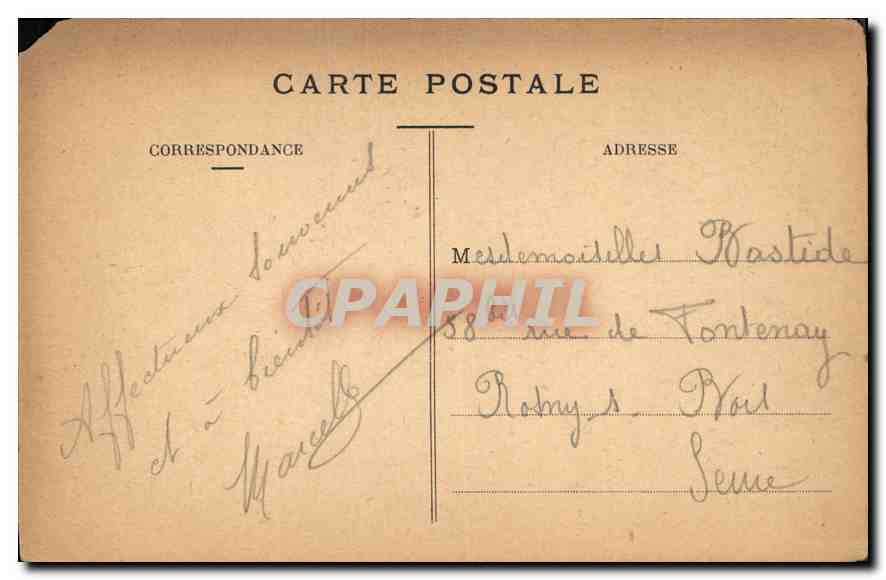 CPA L'Epave Bisquer Bateau Peche — Verso
