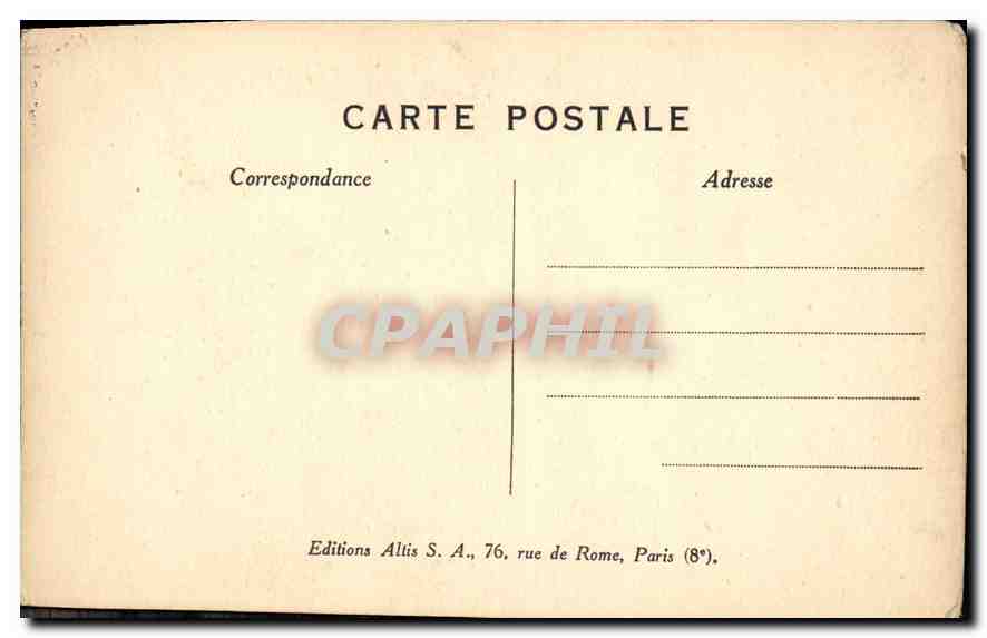 CPA Que la Croix du Christ ne soit pas rendue vaine Christ — Back