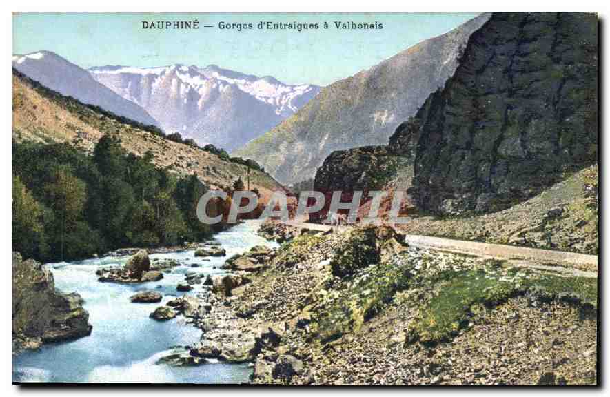 CPA Dauphine Gorges d'Entraigues a Valbonais 