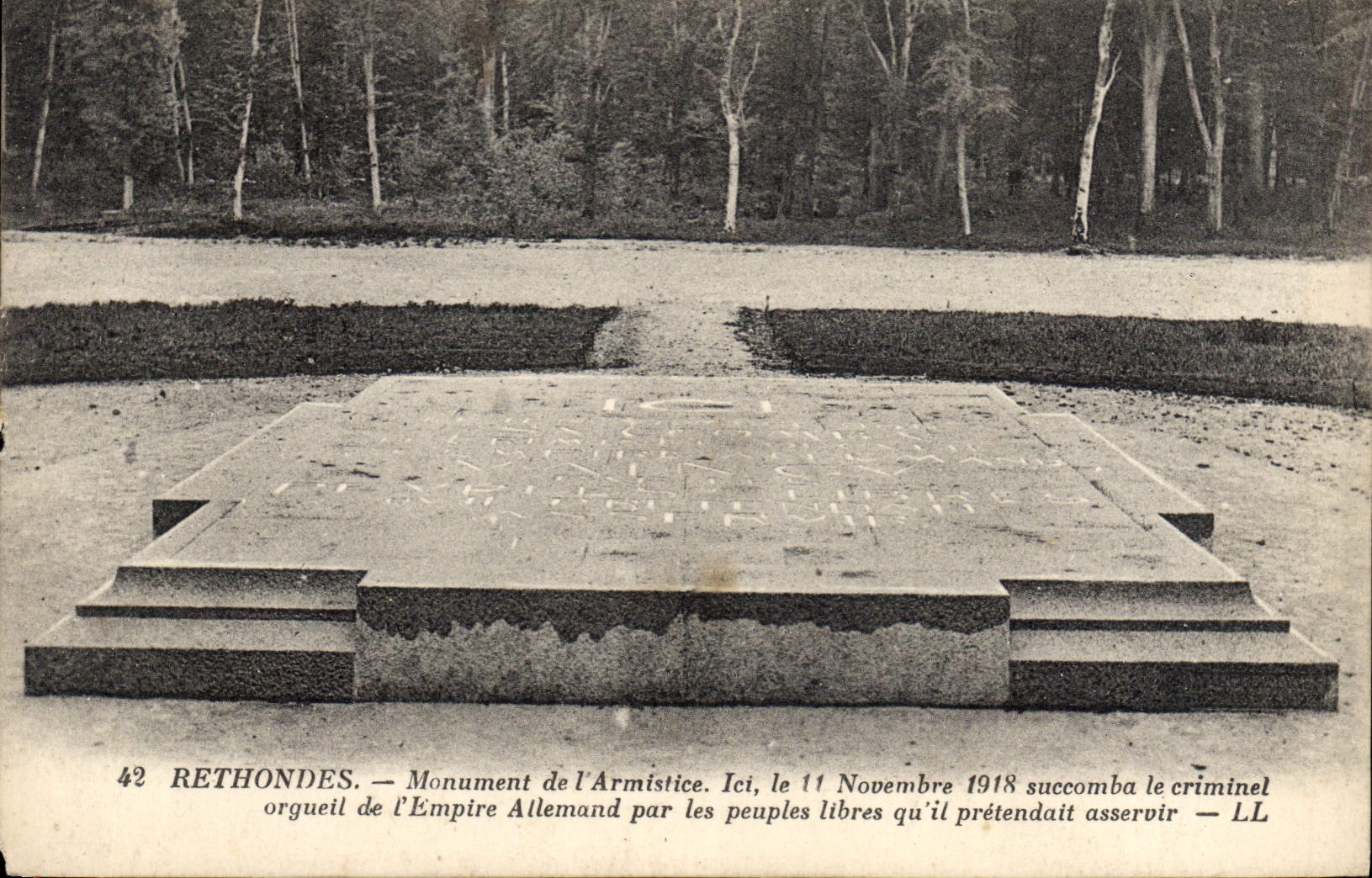 Rethondes — Monument de l'Armistice — LL