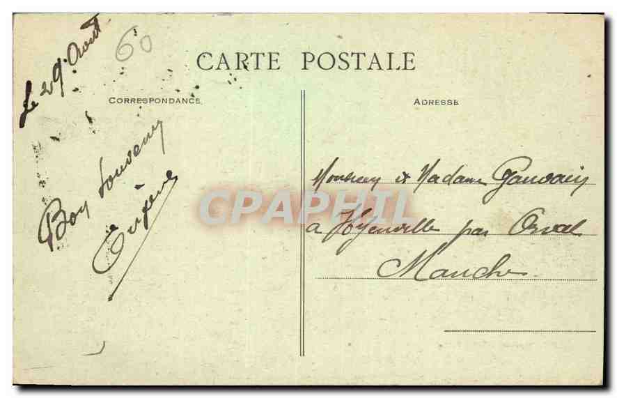 CPA Foret de Compiegne Glairiere de la Victoire  — Rückseite