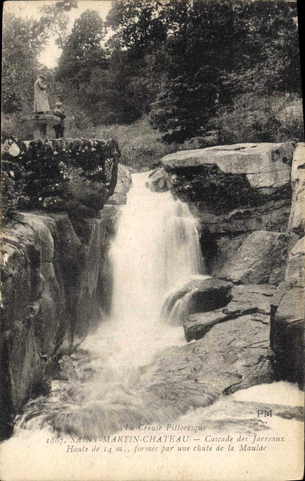 Saint-Martin-Château — Cascade des Jarreaux — PM
