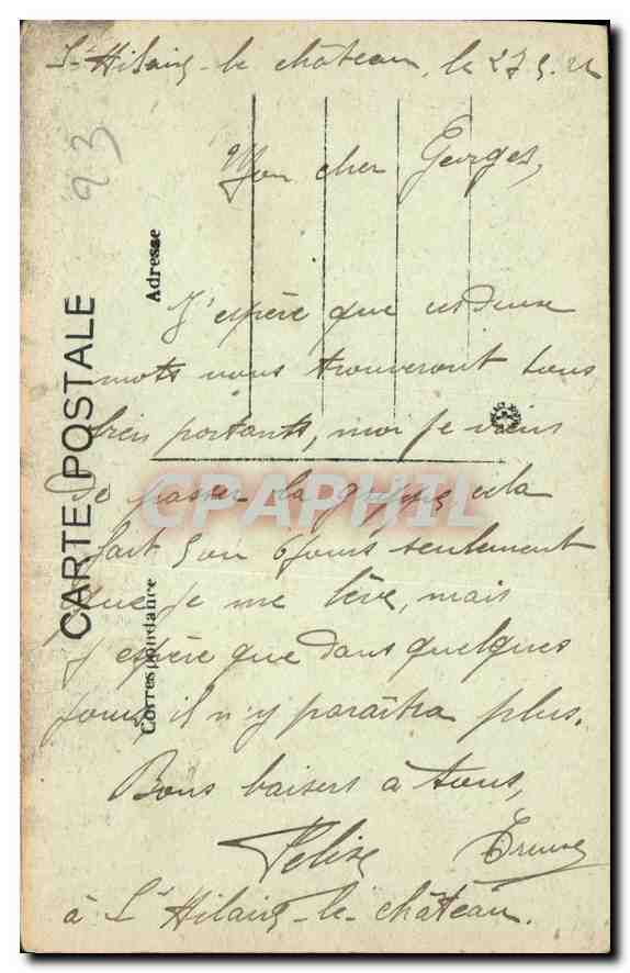 Saint-Martin-Château — Cascade des Jarreaux — PM — Verso