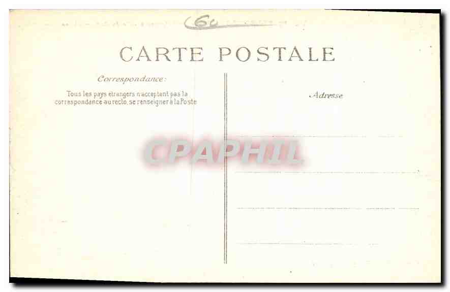 CPA Pierrefonds Remparts du Chateau Foret de Compiegne  — Verso