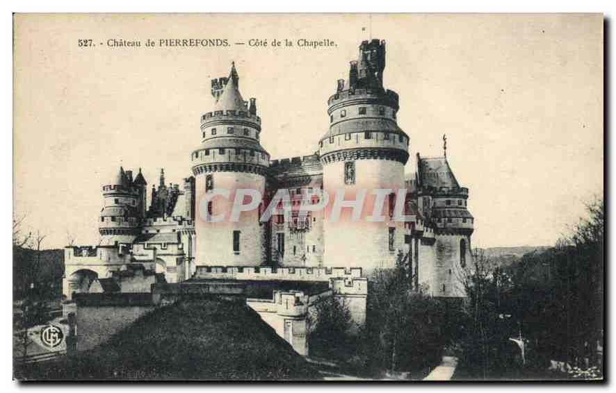 Château de PIERREFONDS — Côté de la Chapelle — C. S. Éditeur, n° 527