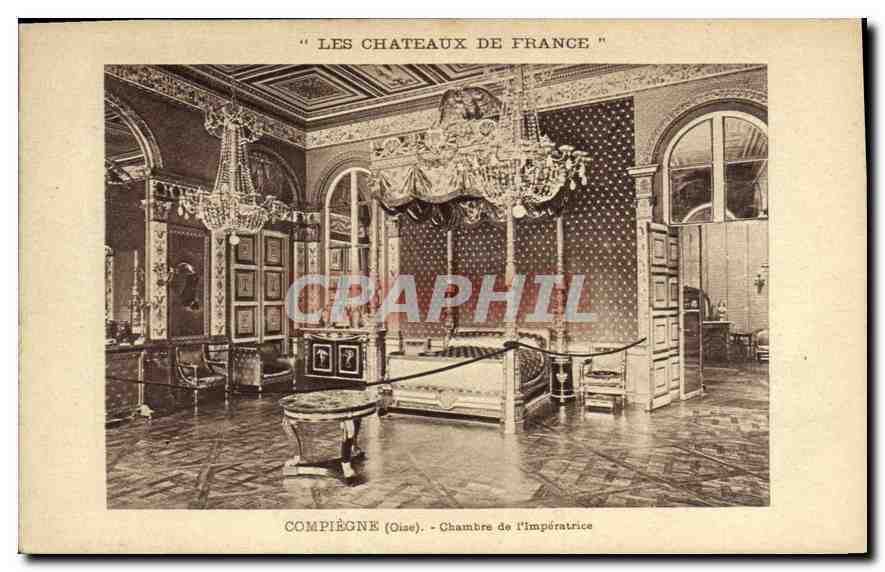 CPA Compiegne Oise Chambre de l'Imperatrice 
