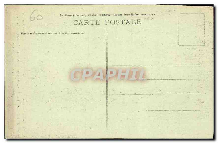 CPA Foret de Compiegne Carrefour de l'Armistice le monument du Matin Oeuvre du Sculpteur Edgar Brand — Rückseite
