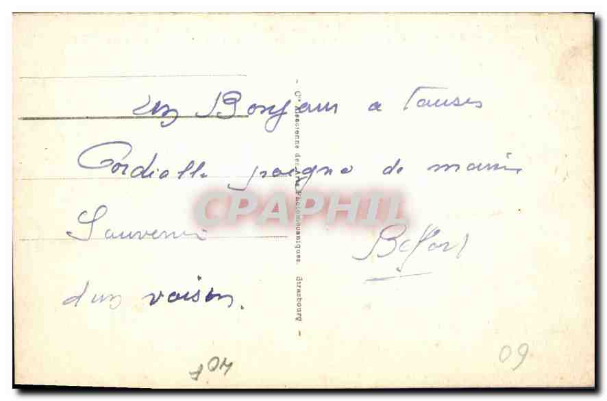 CPA Compiegne Ici le 11 Novembre 1918 succomba le criminel orgueil Allemand vaincu par les peuples t — Rückseite