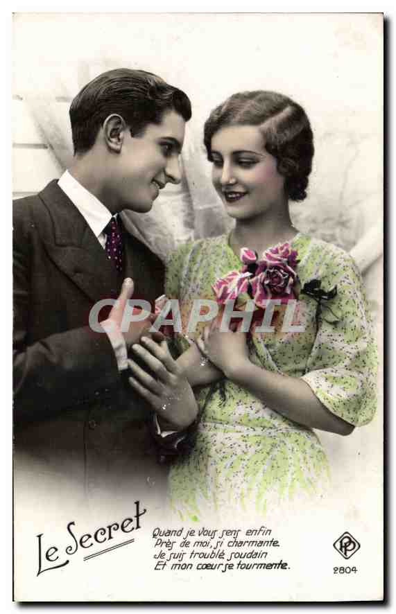 CPA Le Secret Femme
