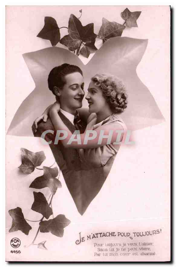 Je m'attache pour toujours ! — Couple amoureux dans un cœur d'ivraie — Fox Photo 4456