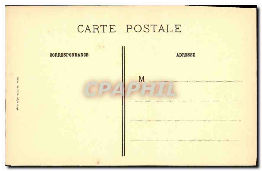 CPA Lancret La Bergere Endormie et le Jeune Seigneur Musee Jacquemart Andre  — Rückseite
